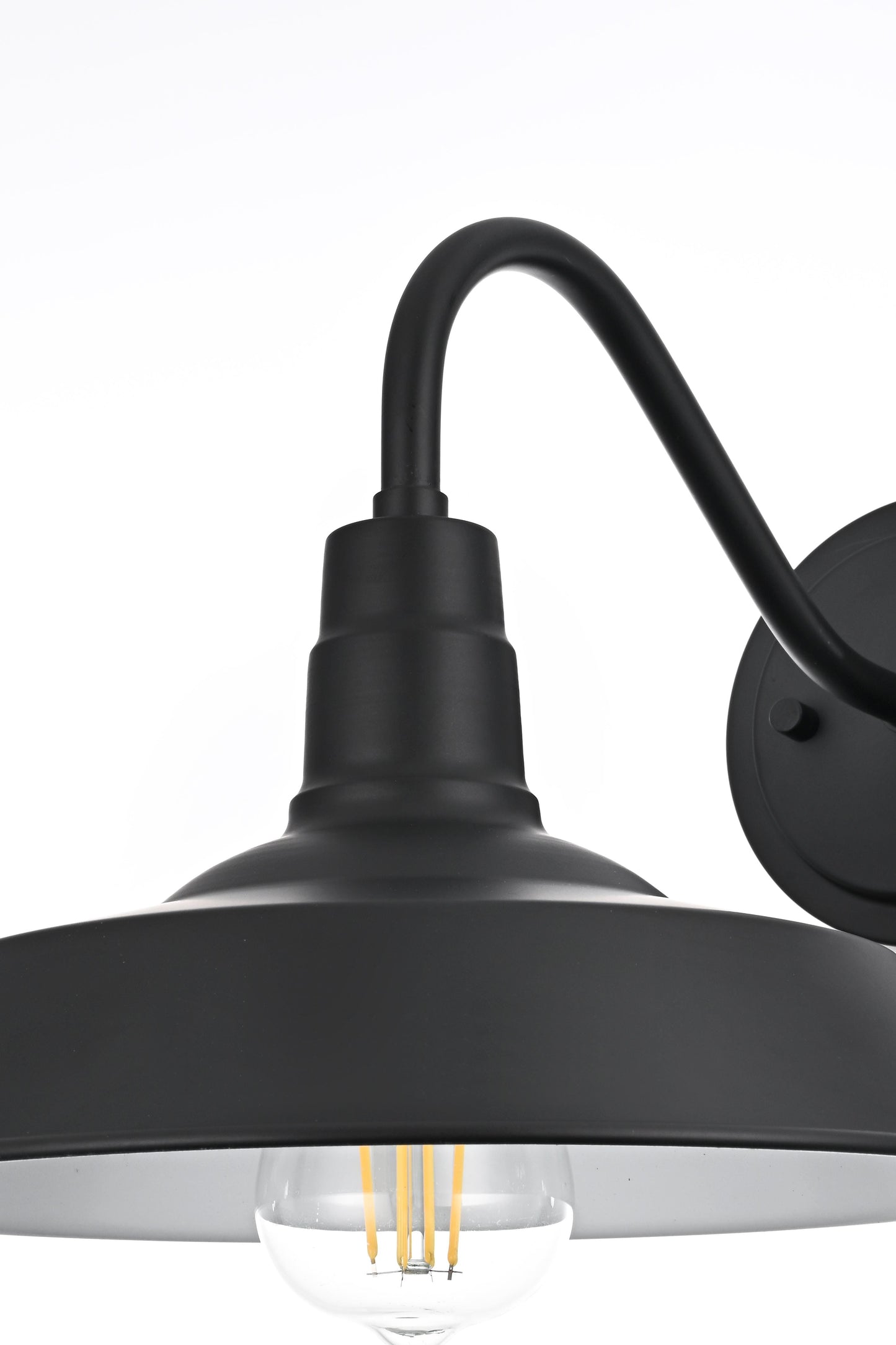 Franco 10 inch Outdoor Wall sconce in Black