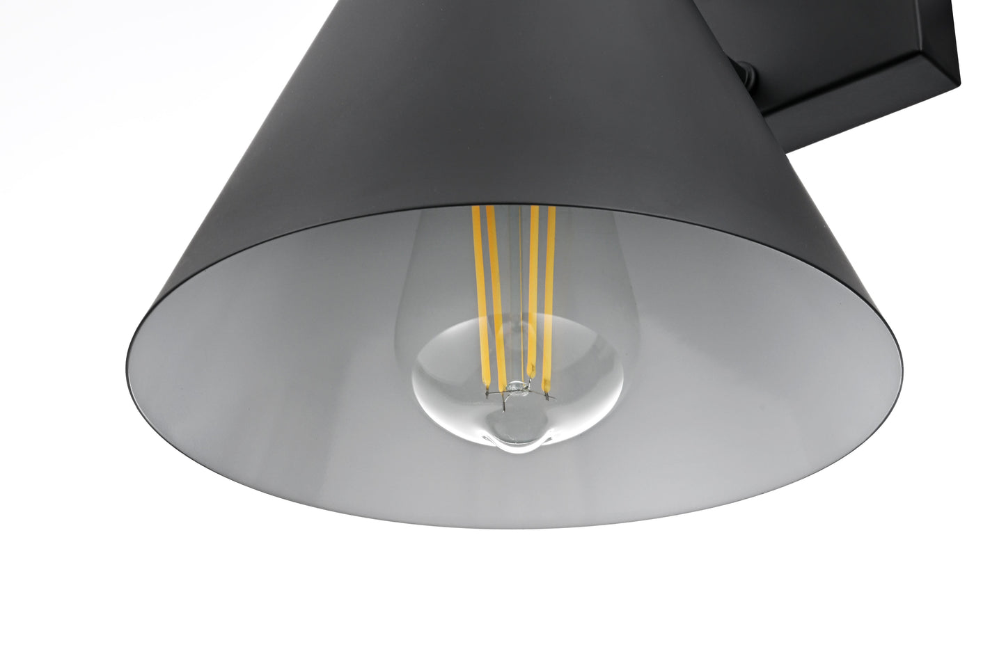 Hendrix 8 inch Outdoor Wall sconce in Black