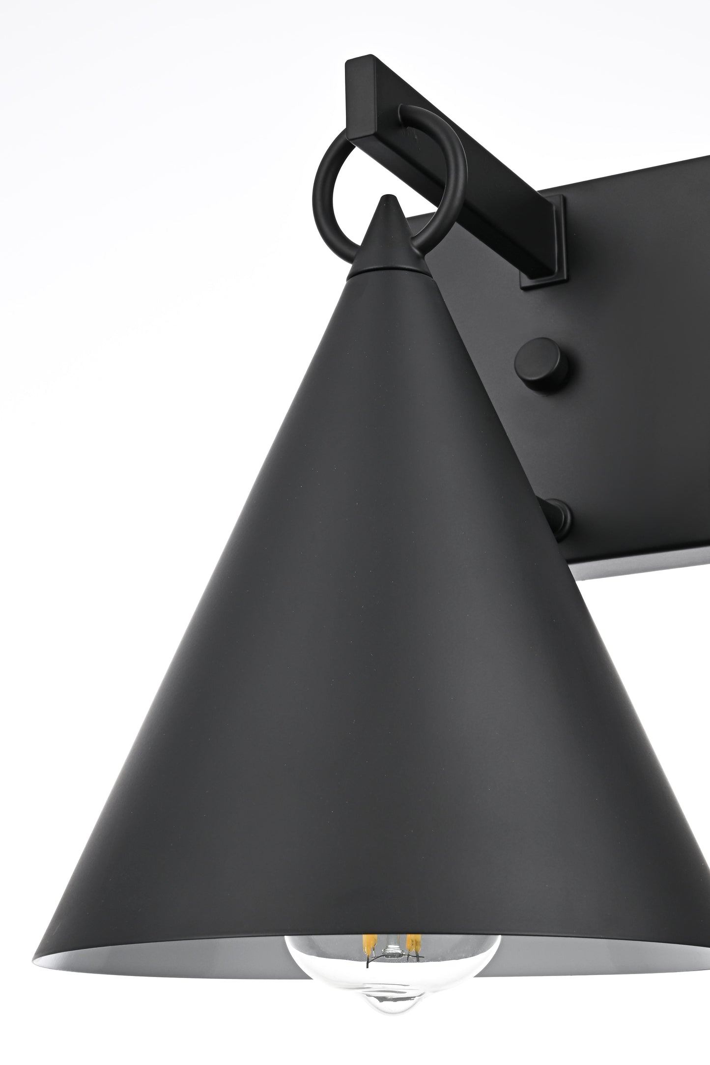 Hendrix 8 inch Outdoor Wall sconce in Black