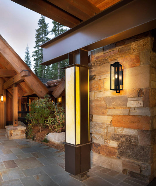 Jairo 5 inch Outdoor Wall sconce in Black