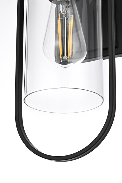 Jaxson 6 inch Outdoor Wall sconce in Black