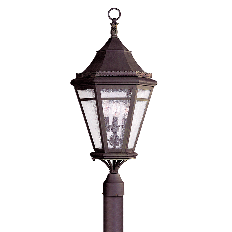 Morgan Hill Post with Natural Rust Finish