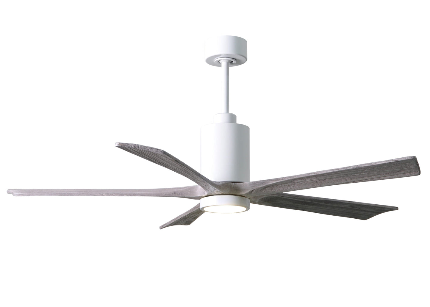 60 Inch Patricia-5 blade ceiling fan. Multiple finish options to choose from.