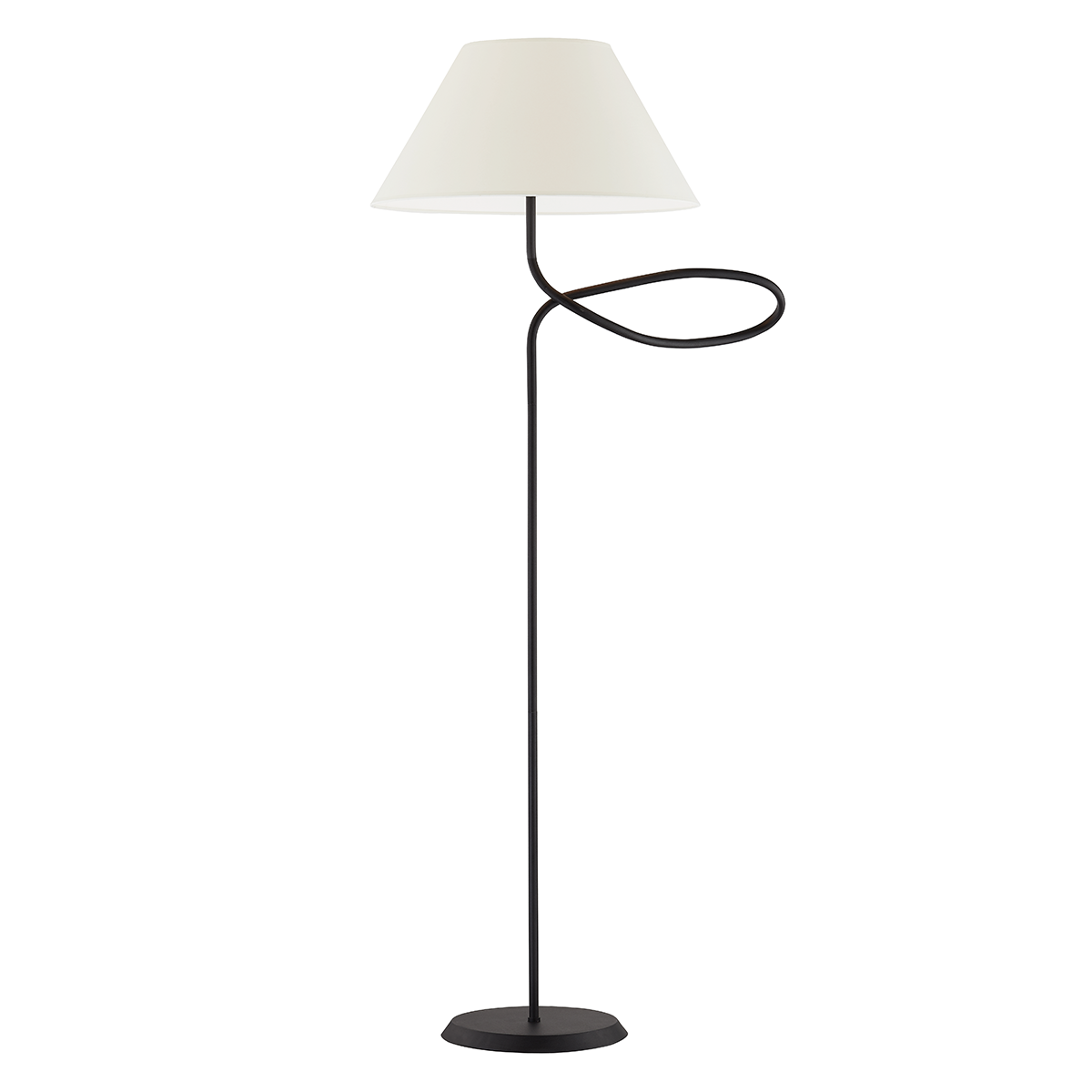 ALAMEDA Floor Lamp with FORGED IRON Finish