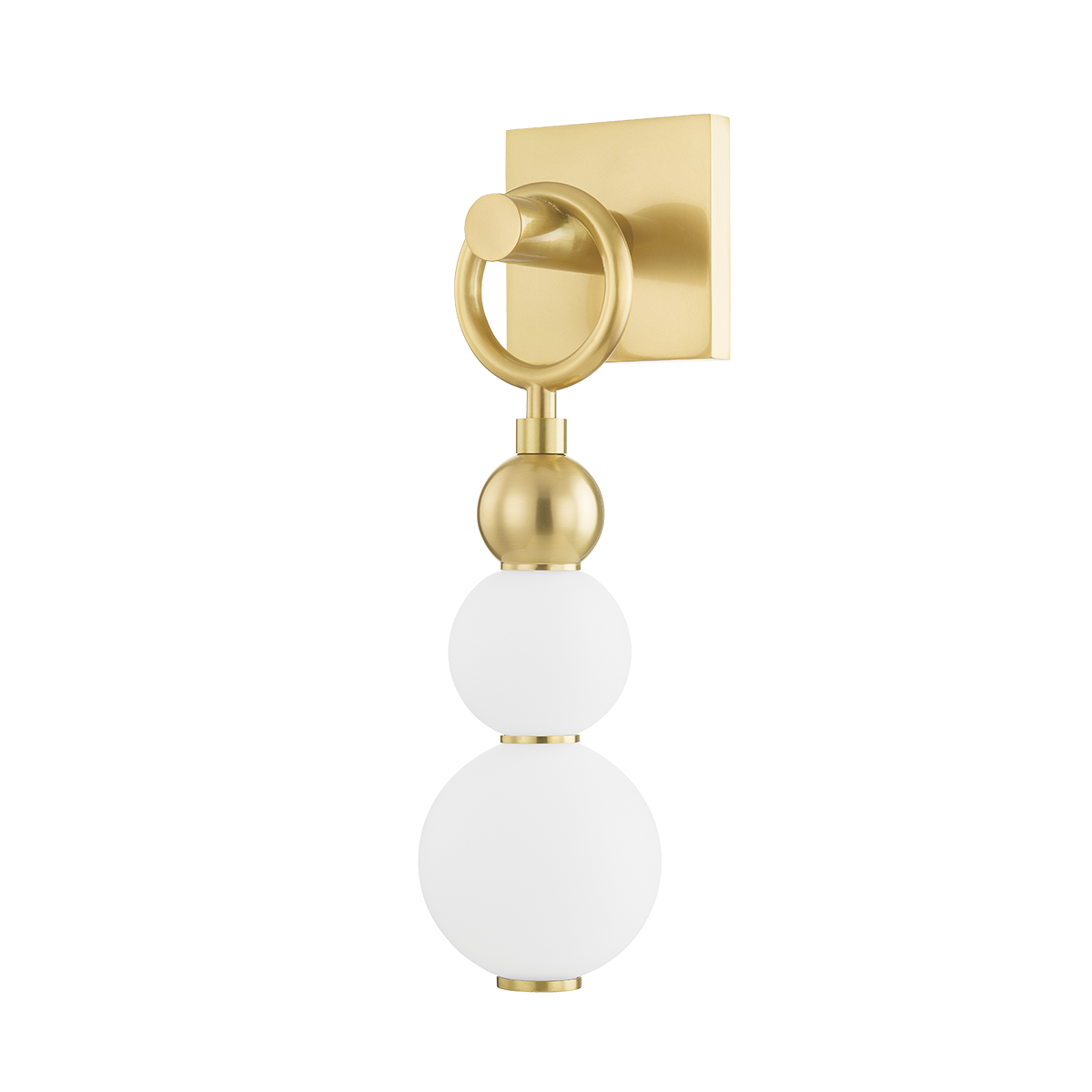Perrin Wall Sconce with Aged Brass Finish