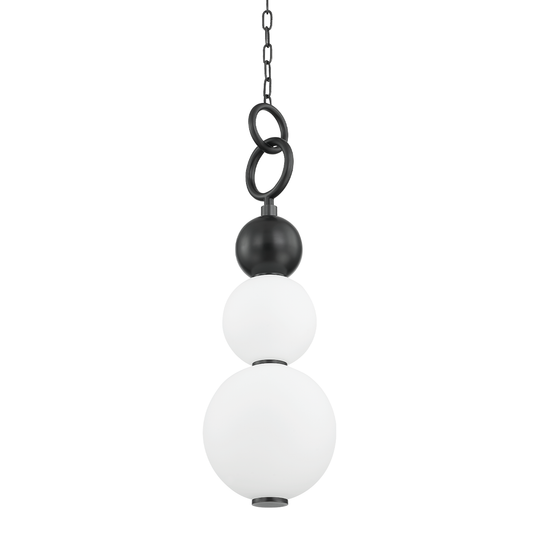 Perrin Pendant with Black Brass Finish