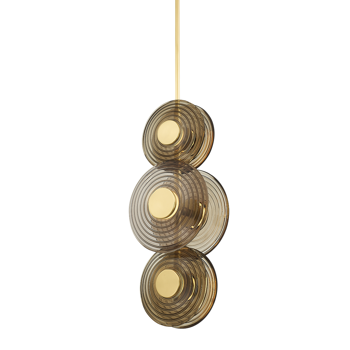 Griston Pendant with Aged Brass Finish