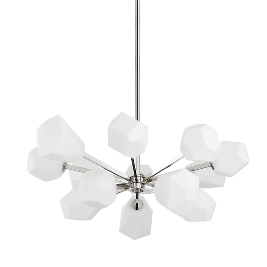 Tring Chandelier with Polished Nickel Finish