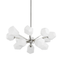 Tring Chandelier with Polished Nickel Finish