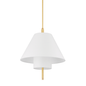 Glenmoore Pendant with Aged Brass Finish
