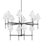 Glenmoore Chandelier with Aged Brass Finish