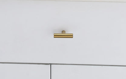 Quinn 4" Center to Center Brass Bar Pull Multipack (set of 10)