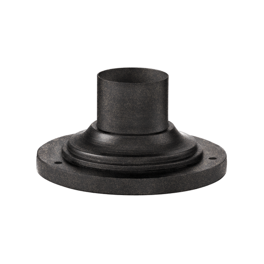 French Iron Round Pier Mount with FRENCH IRON Finish