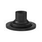 Textured Black Round Pier Mount with TEXTURED BLACK Finish