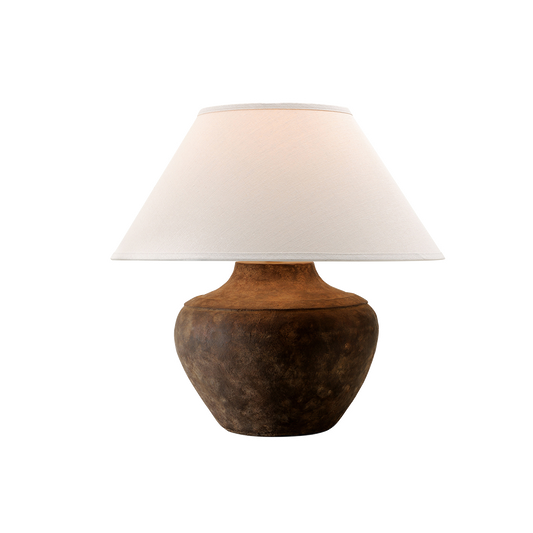 Calabria Table Lamp with Rustco Finish
