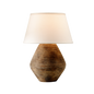 Calabria Table Lamp with Reggio Finish