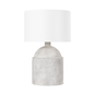 TORRANCE Table Lamp with CERAMIC WEATHERED GREY Finish