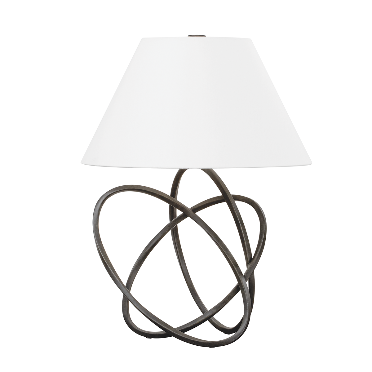 FORTUNA Table Lamp with FRENCH IRON Finish