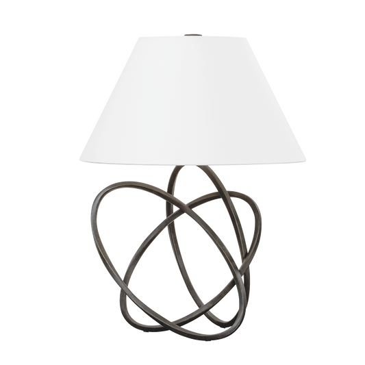 FORTUNA Table Lamp with FRENCH IRON Finish