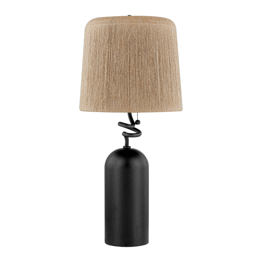 Morri TABLE LAMP with FORGED IRON Finish