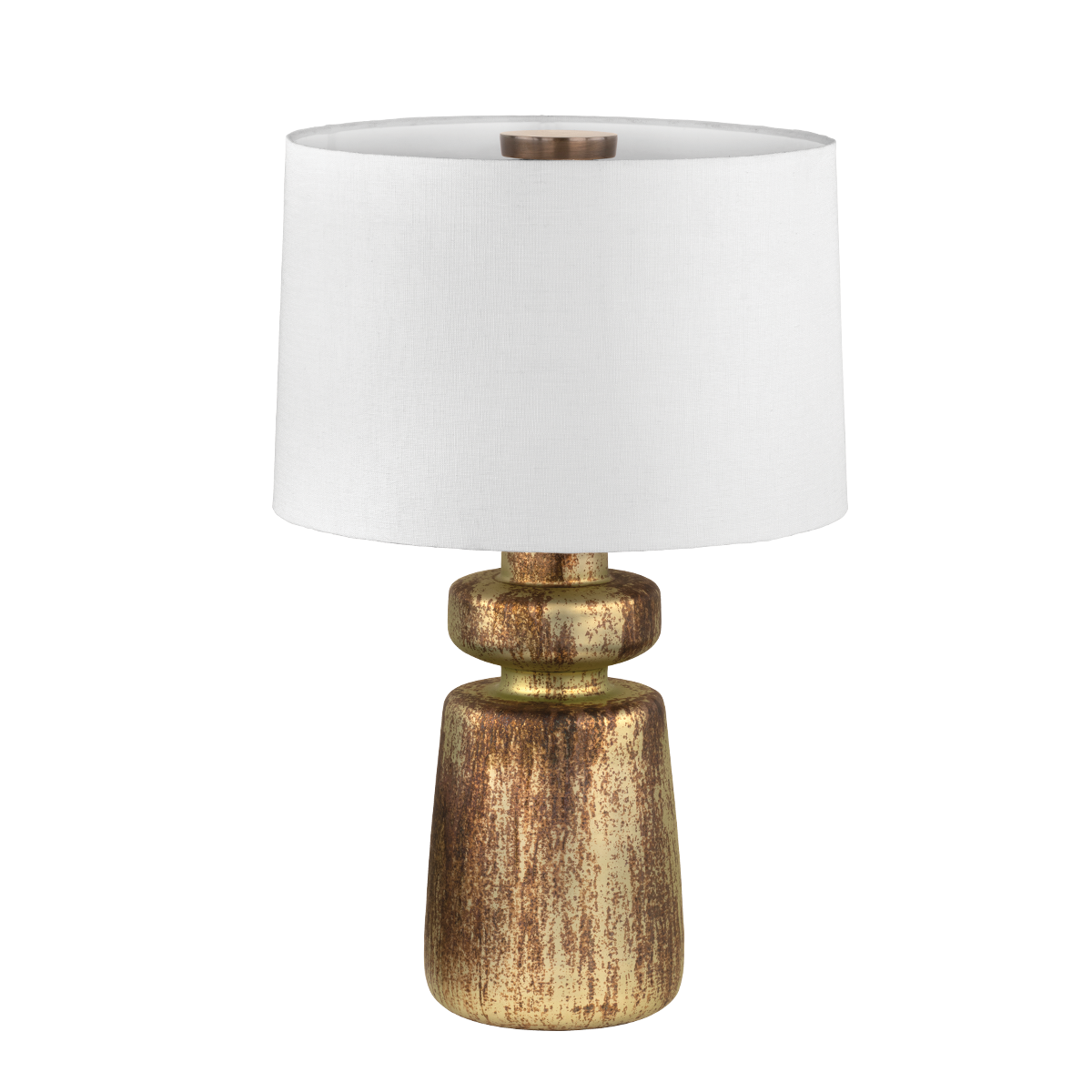 TERRON TABLE LAMP with PATINA BRASS Finish