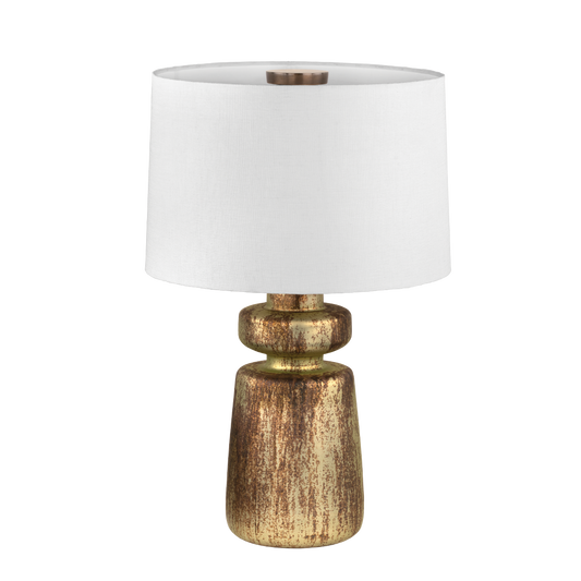 TERRON TABLE LAMP with PATINA BRASS Finish