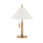 CLIC Table Lamp with PATINA BRASS Finish