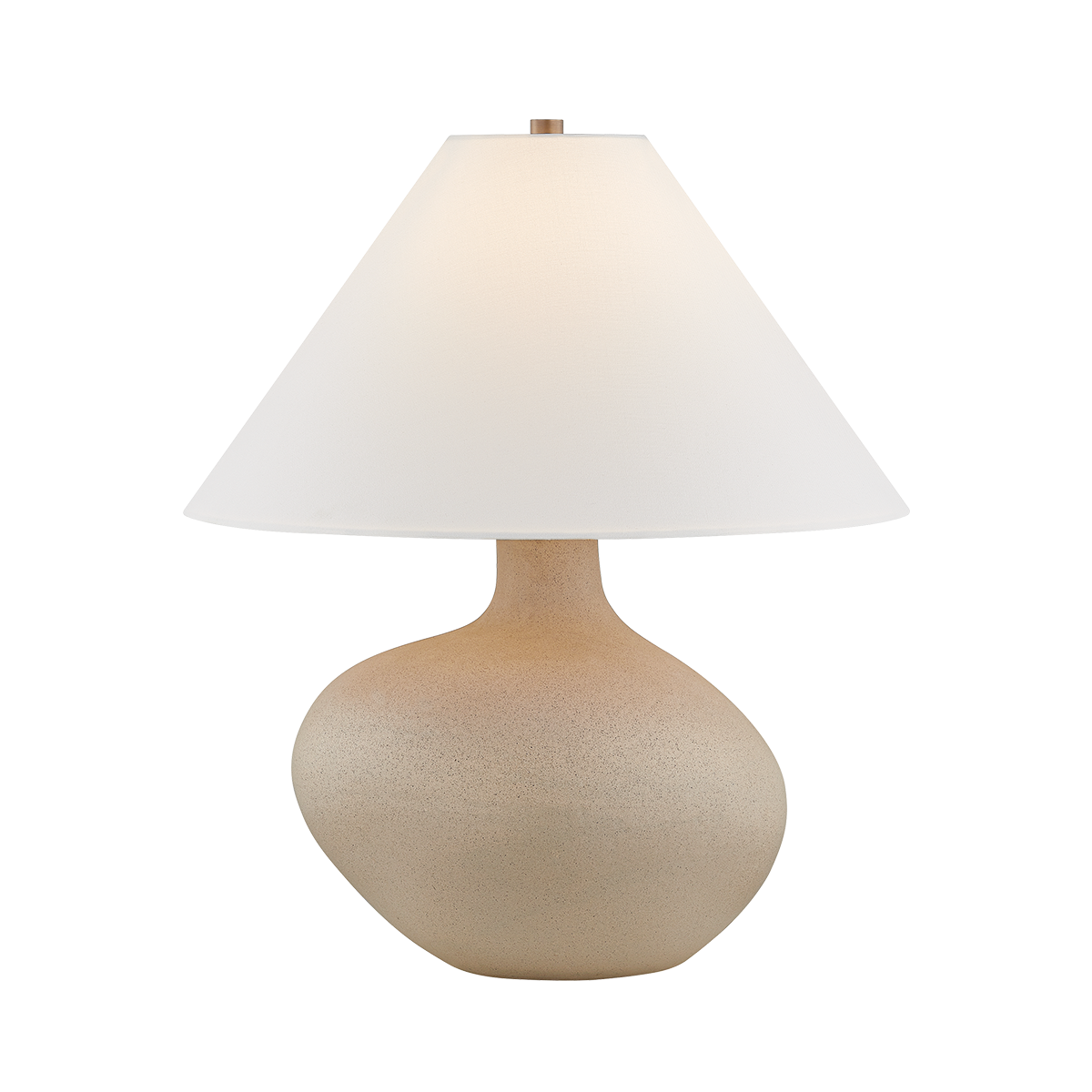 REBECCA TABLE LAMP with CERAMIC ROUGH SAND Finish