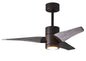 Super Janet 42 Inch 3 blade ceiling fan. Multiple finish options to choose from.