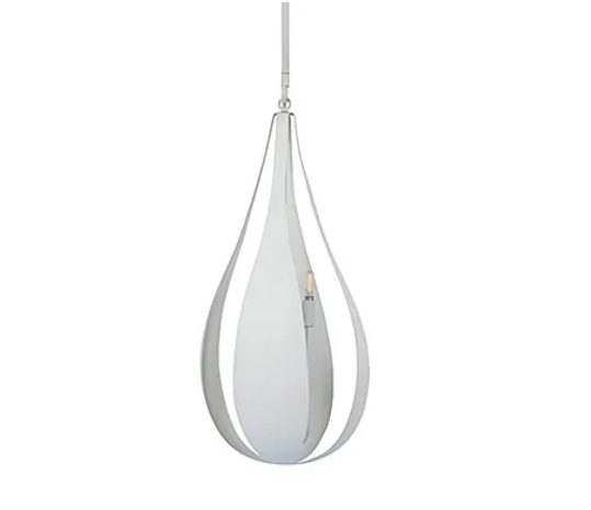 Bali 5-Light Pendant in White Cashmere