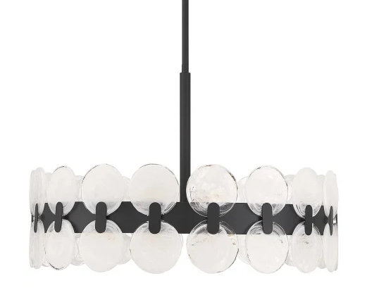 Boca 6-Light Chandelier in Matte Black