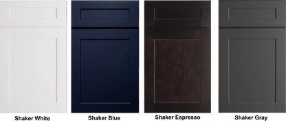 Value-Line Shaker upper cabinet with 1 door