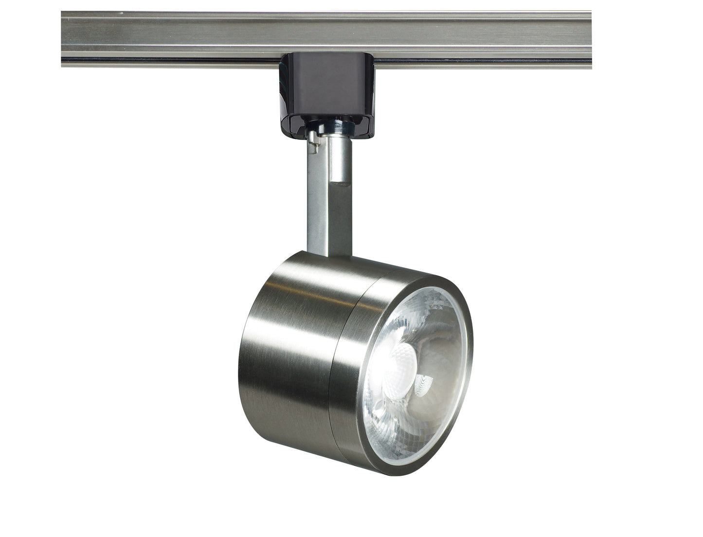 1 Light - LED - 12W Track Head - Round - Brushed Nickel - 36 Deg. Beam