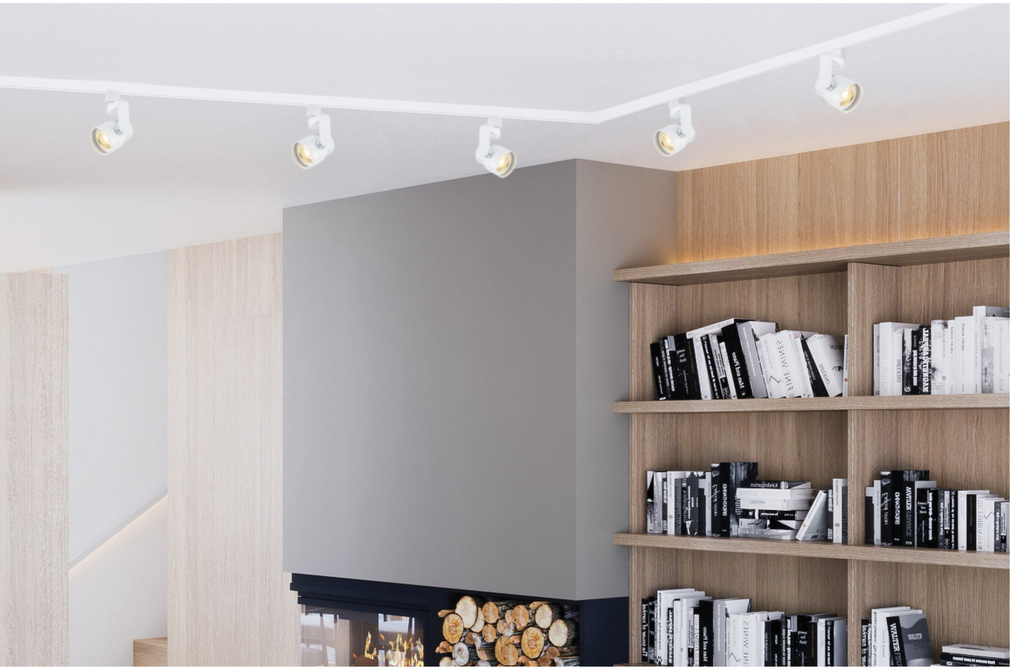 1 Light - LED - 12W Track Head - Pinch back shape - Brushed Nickel - 36 Deg. Beam