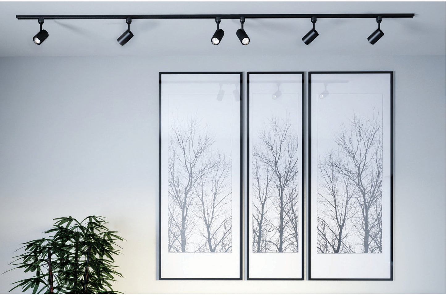 1 Light - LED - 12W Track Head - Small Cylinder - Matte White - 24 Deg. Beam