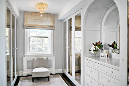 Century 3 light Gold Flush Mount Clear Royal Cut Crystal