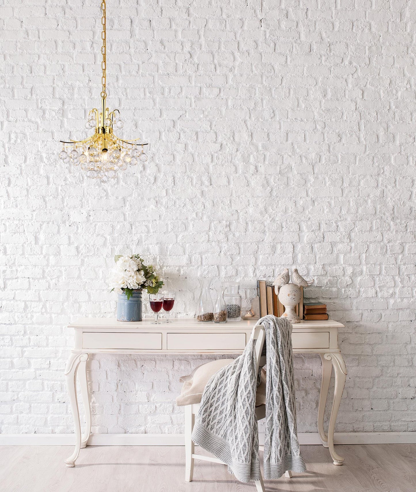 Toureg 6 light Gold Pendant Clear Royal Cut Crystal