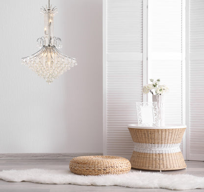 Toureg 16 light Chrome Chandelier Clear Royal Cut Crystal