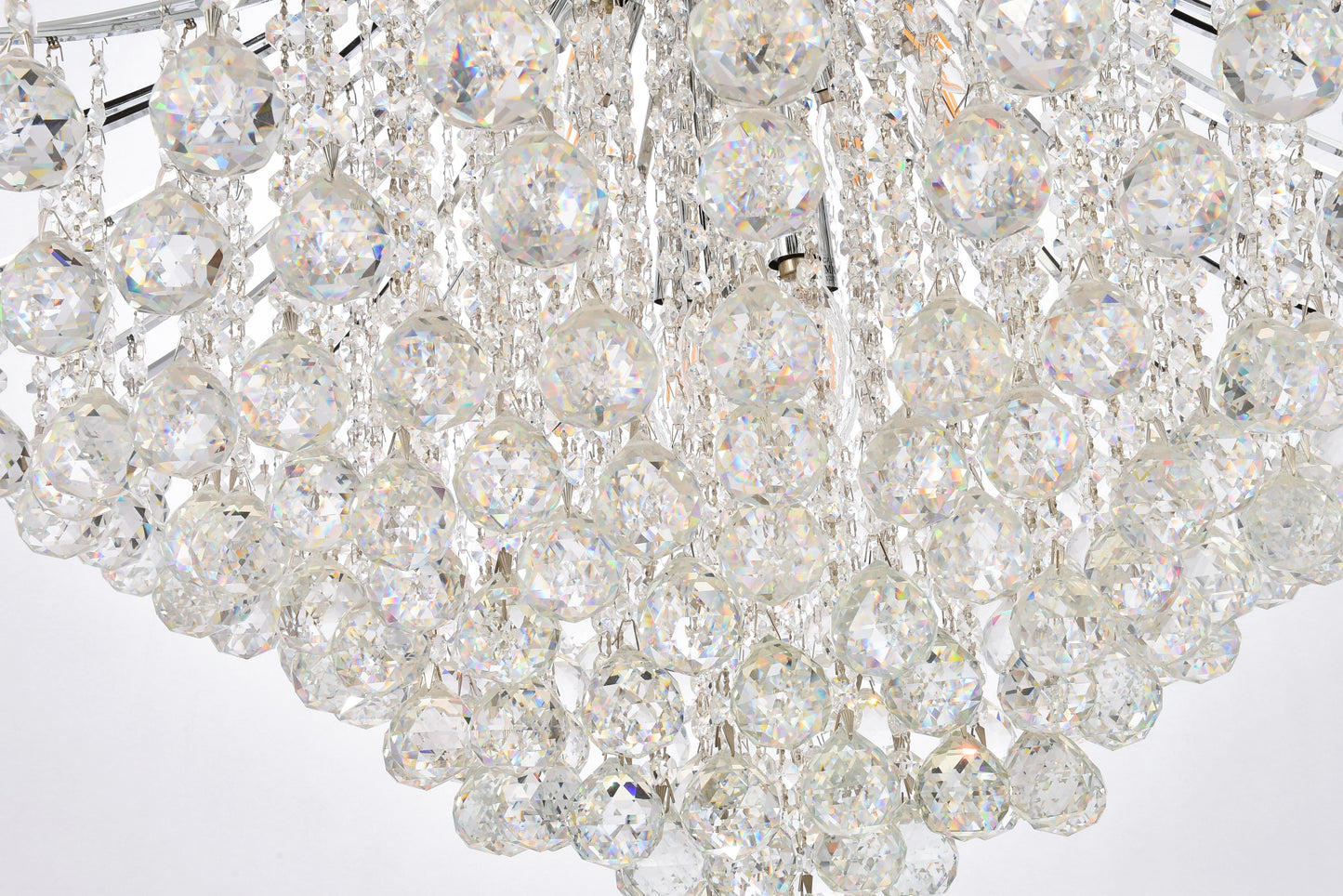 Toureg 16 light Chrome Chandelier Clear Royal Cut Crystal