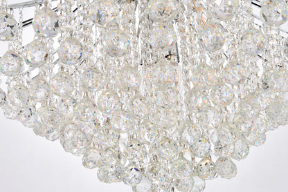 Toureg 16 light Chrome Chandelier Clear Royal Cut Crystal