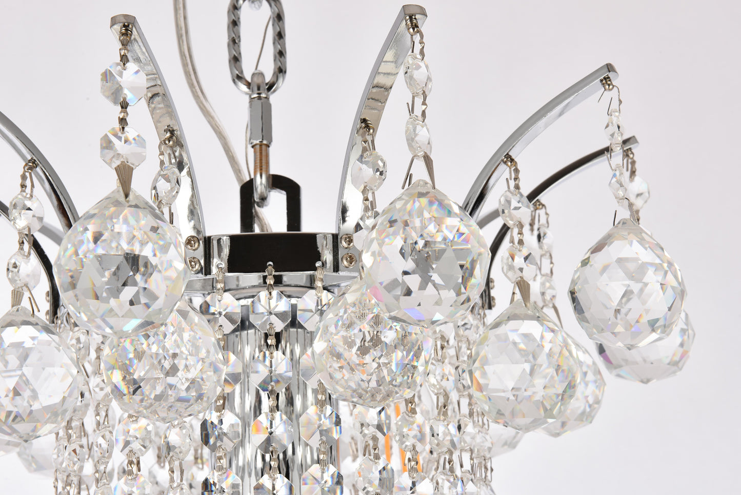 Toureg 16 light Chrome Chandelier Clear Royal Cut Crystal