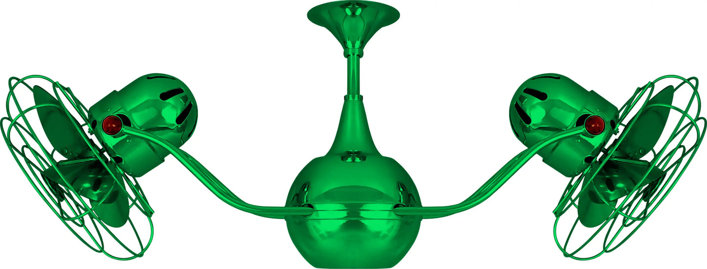 Vent-Bettina 360° dual headed rotational ceiling. Multiple Blade and finish options to choose from.