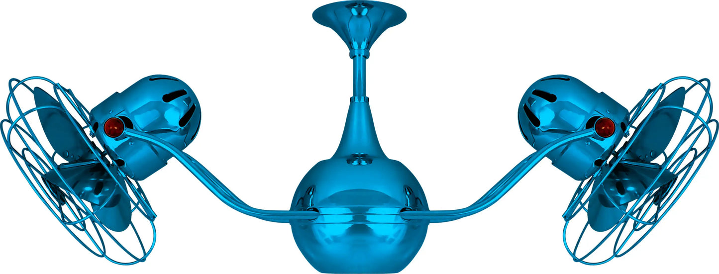 Vent-Bettina 360° dual headed rotational ceiling. Multiple Blade and finish options to choose from.