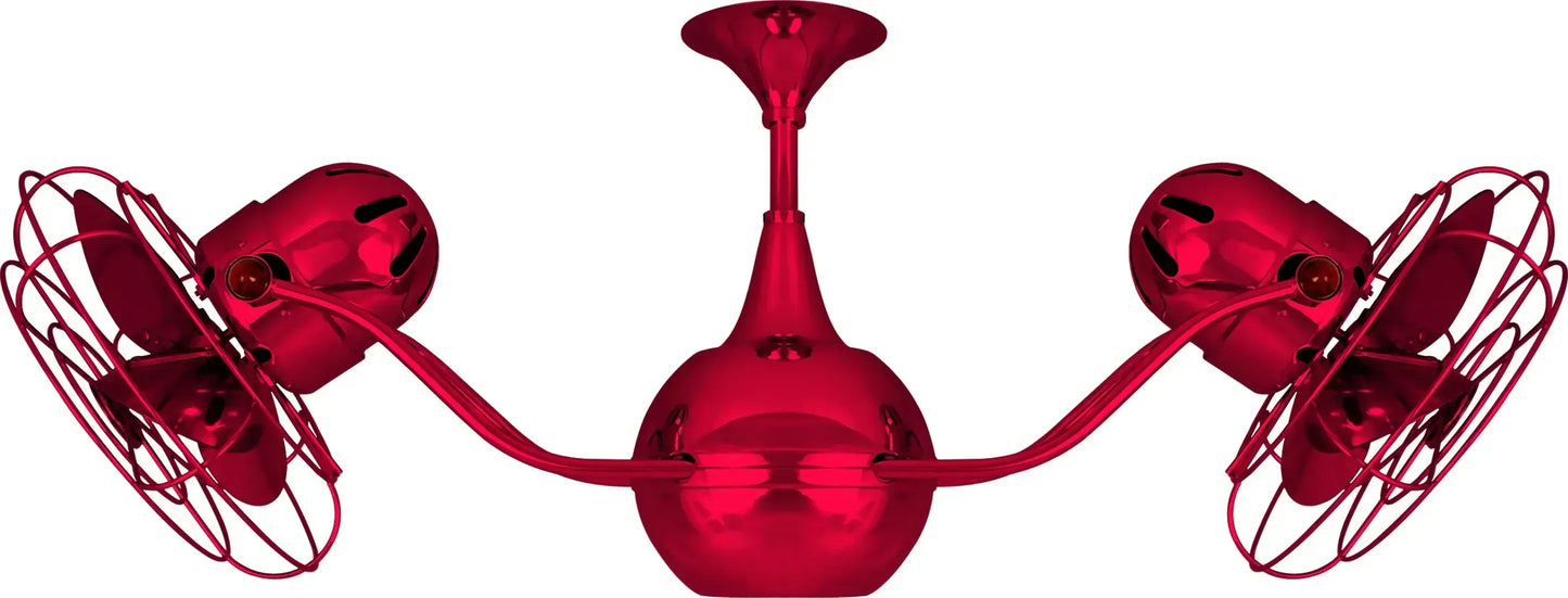 Vent-Bettina 360° dual headed rotational ceiling. Multiple Blade and finish options to choose from.