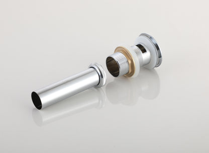 Pop-up bathroom sink drain with overflow in Polished Chrome