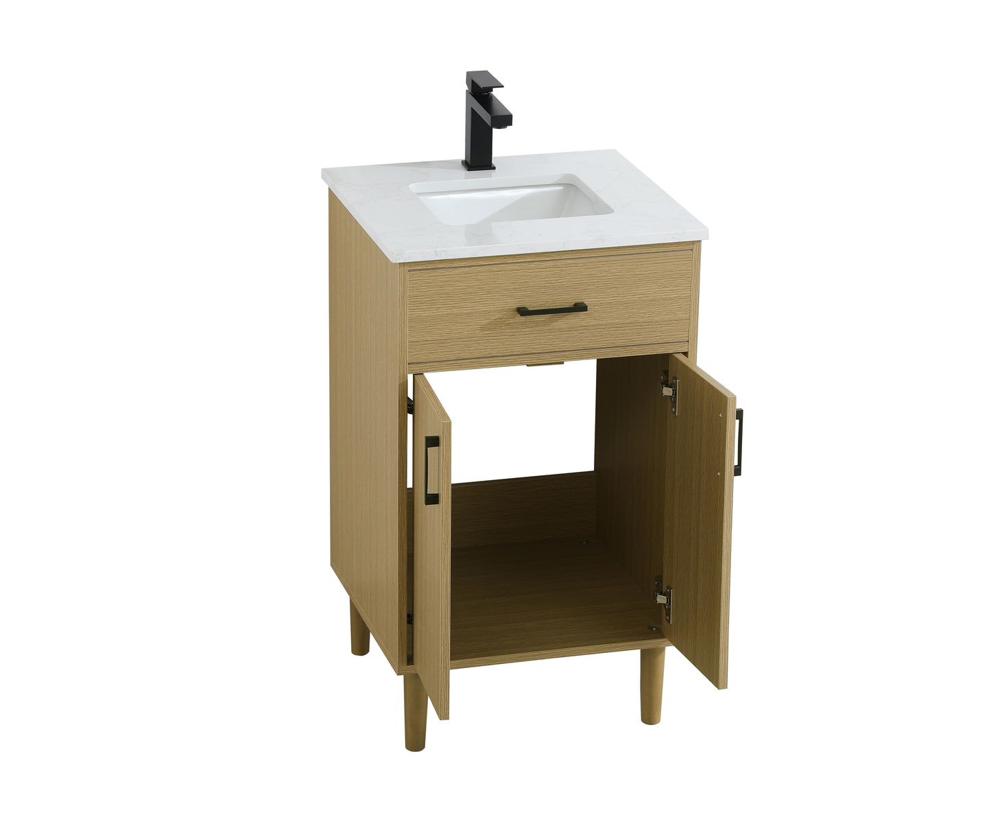 Chandler 20 inch Single Bathroom Vanity in Honey Brown