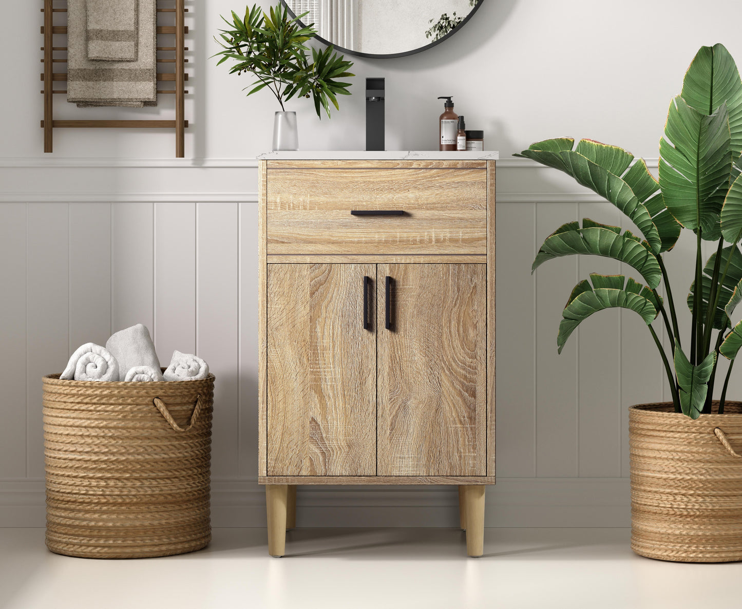 Chandler 20 inch Single Bathroom Vanity in Mango Wood