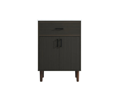 Chandler 24 inch Single Bathroom Vanity in Mocha Brown