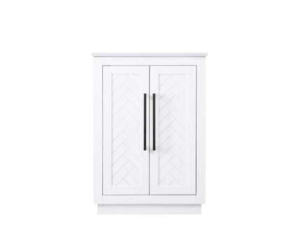 24 inch Single Bathroom Vanity in White