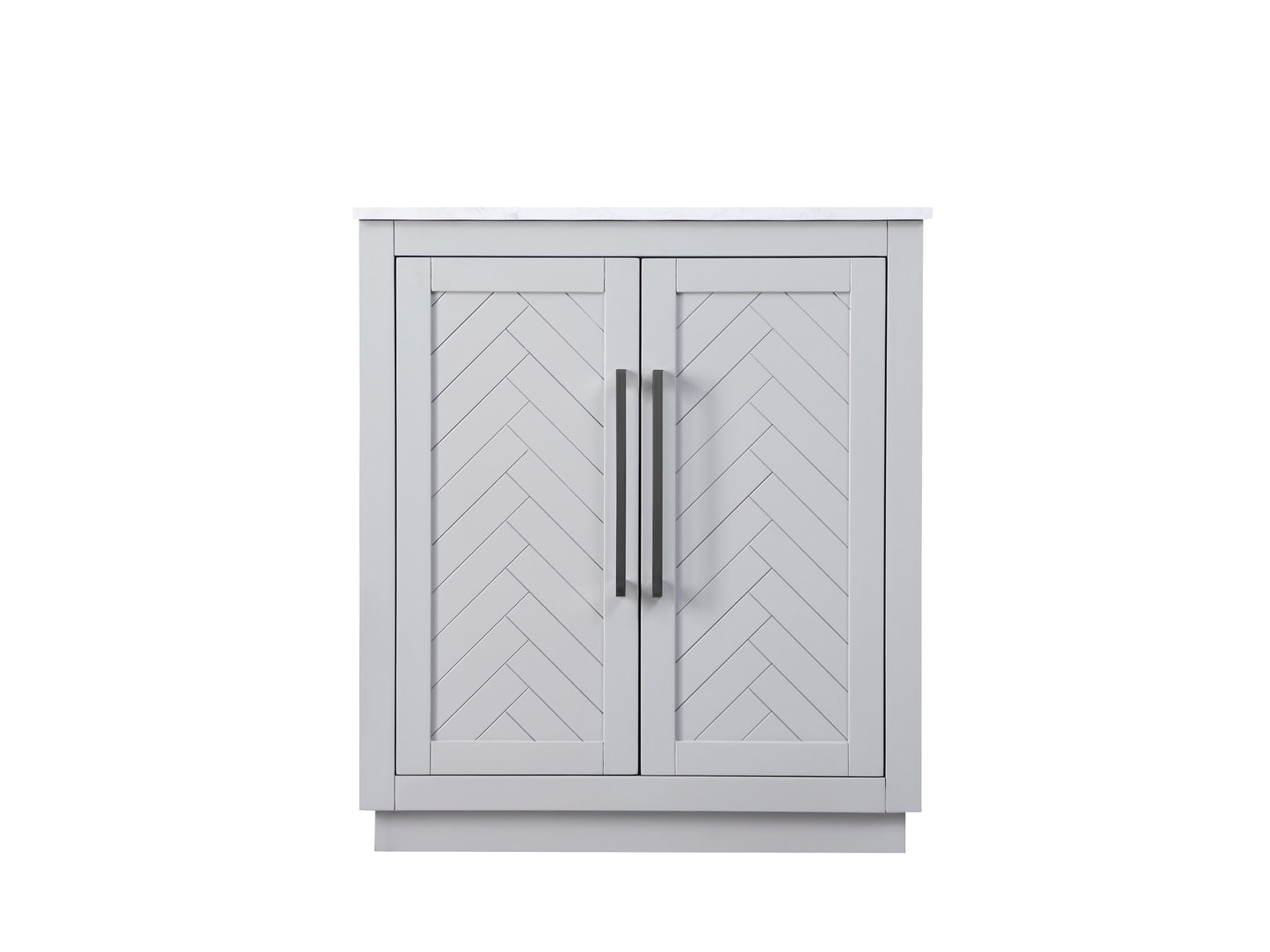 30 inch Single Bathroom Vanity in Grey